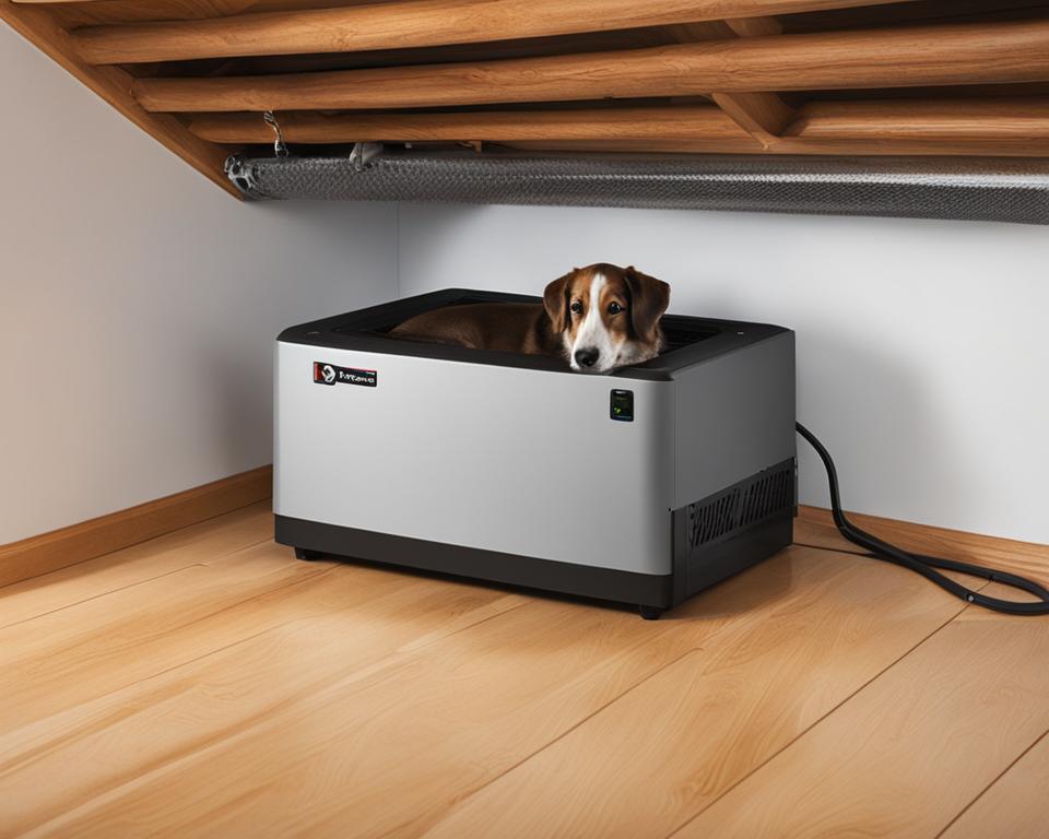 Crawl Space Dehumidifier for Pet Owners