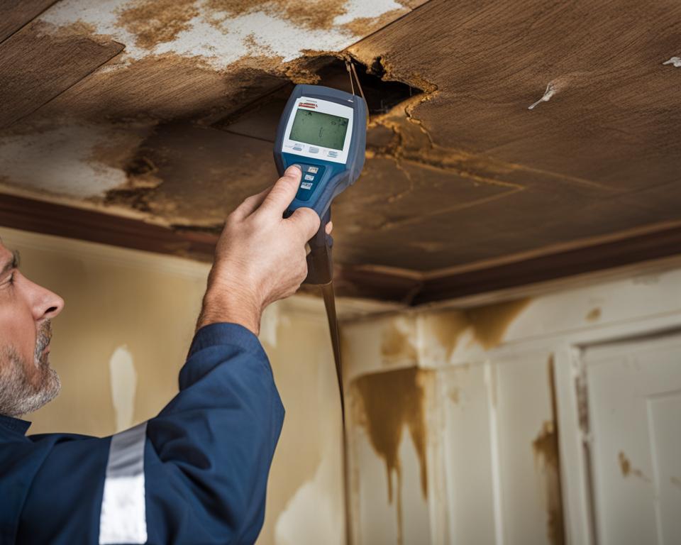 water damage inspection and assessment