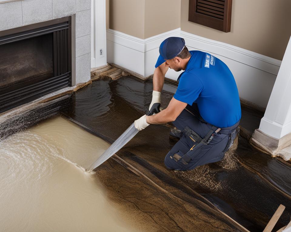 water damage restoration process